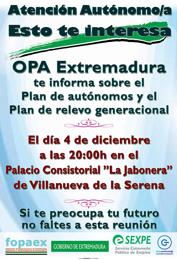 Jornada OPA Extremadura