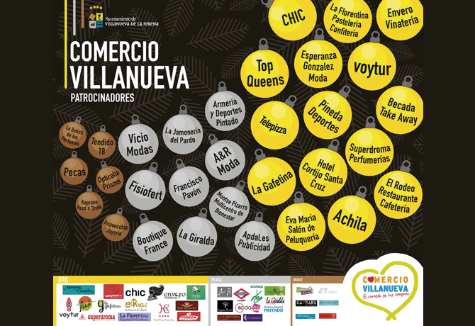 ACCIONES CAMPAÑA NAVIDAD COMERCIO VILLANUEVA 2015