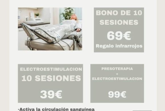 STILO’S – PROMOCIÓN PRESOTERAPIA Y ELECTROESTIMULACIÓN STILO’S – PROMOCIÓN PRESOTERAPIA Y ELECTROESTIMULACIÓN