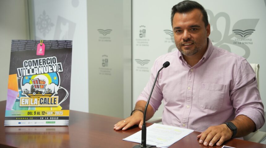 56 empresas participarán en la iniciativa “Comercio Villanueva en la calle. Semana de compras